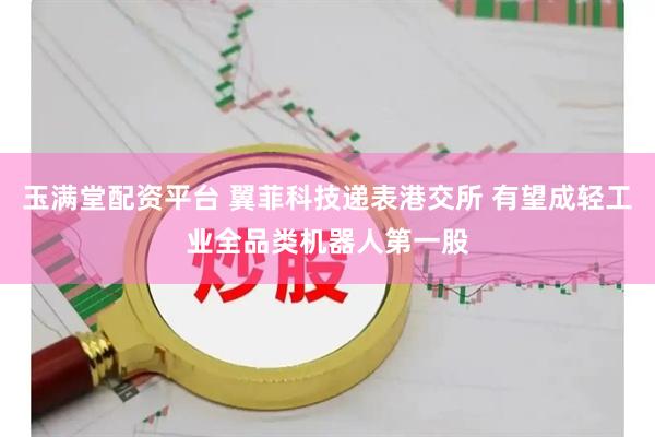 玉满堂配资平台 翼菲科技递表港交所 有望成轻工业全品类机器人第一股