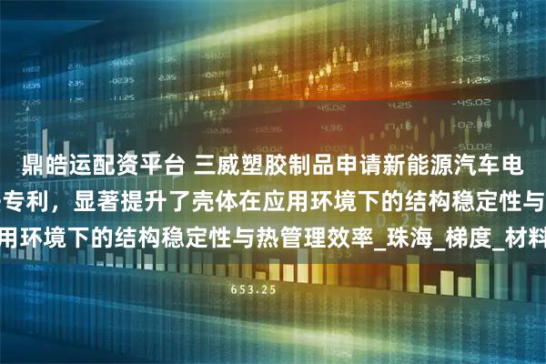 鼎皓运配资平台 三威塑胶制品申请新能源汽车电池包结构及其加工方法专利，显著提升了壳体在应用环境下的结构稳定性与热管理效率_珠海_梯度_材料
